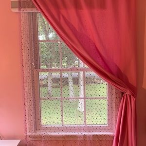 The curtains are sold